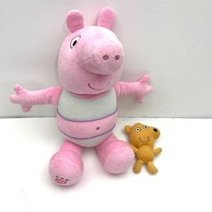 Peppa Pig Build a Bear Plush Toy with teddy